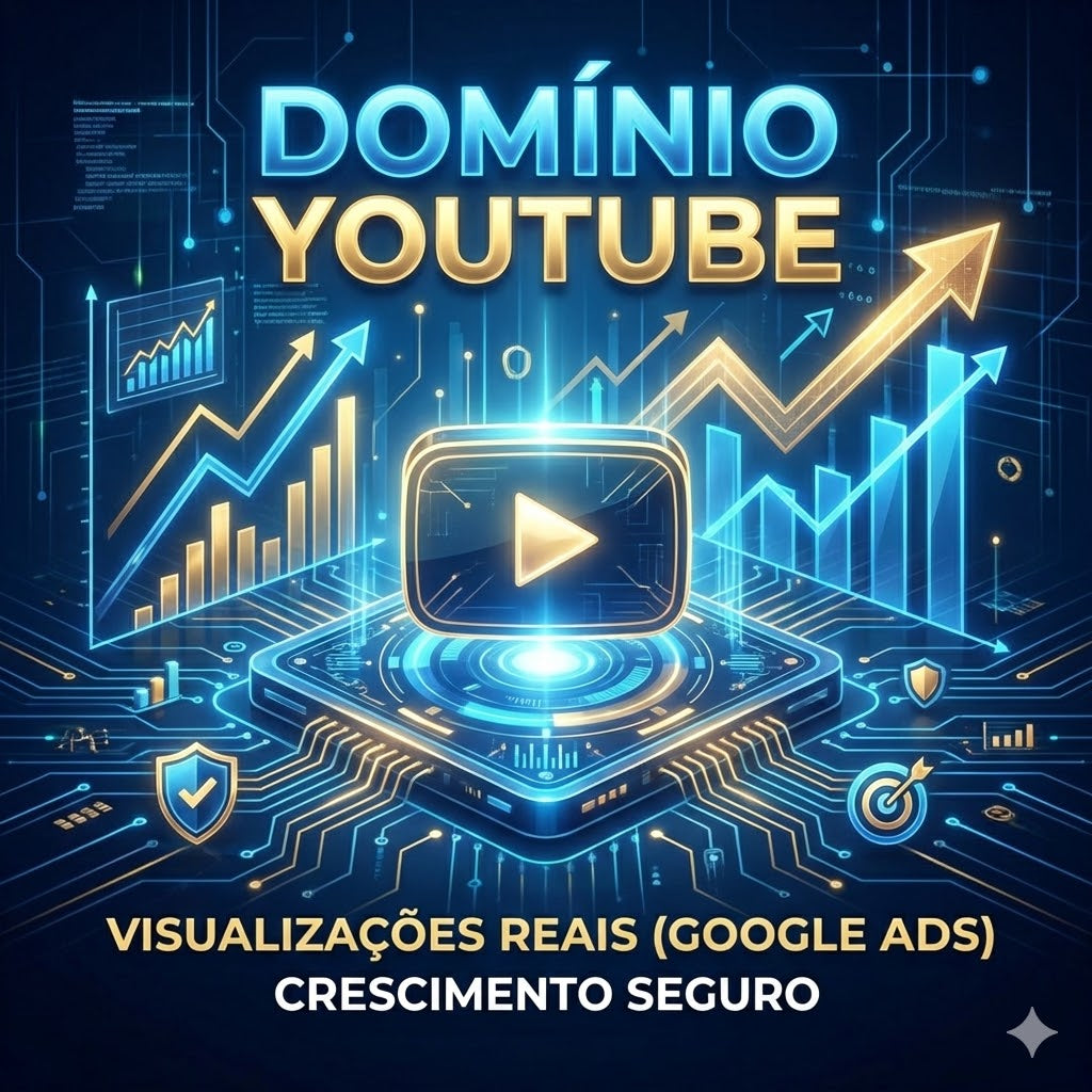 Visualizações Reais para YouTube (Via Google Ads™) – Tráfego Premium e Seguro